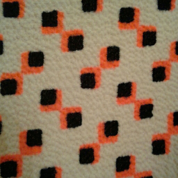 Gibson & Latimer Orange Black Geometric Maxi Dress - Picture 3 of 8
